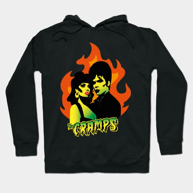 Cramps Hoodie by Eliane Gomes